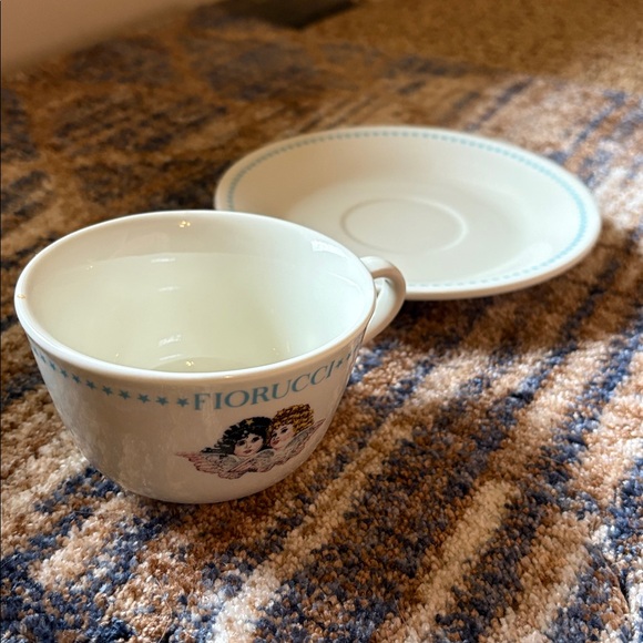 1967 VINTAGE FIORUCCI RICHARD GINORI ITALY ANGEL CUP &SAUCER x 2 - Picture 9 of 16